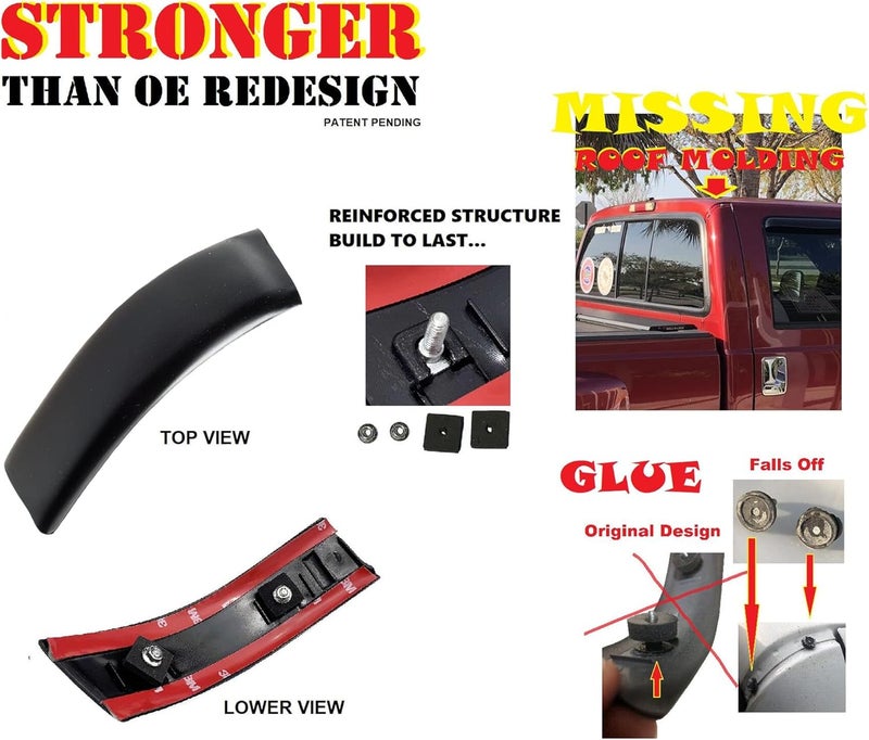 Advance Ignition Technology تعديل إشعال متقدم - تجديد تجويف السقف متوافق مع فورد F-250 F-350 F-450 F-550 سوبر ديوتي (كاب عادي وكاب طاقم) 99-07 يسار سائق LH ويمين راكب RH 2PCS - Image 2